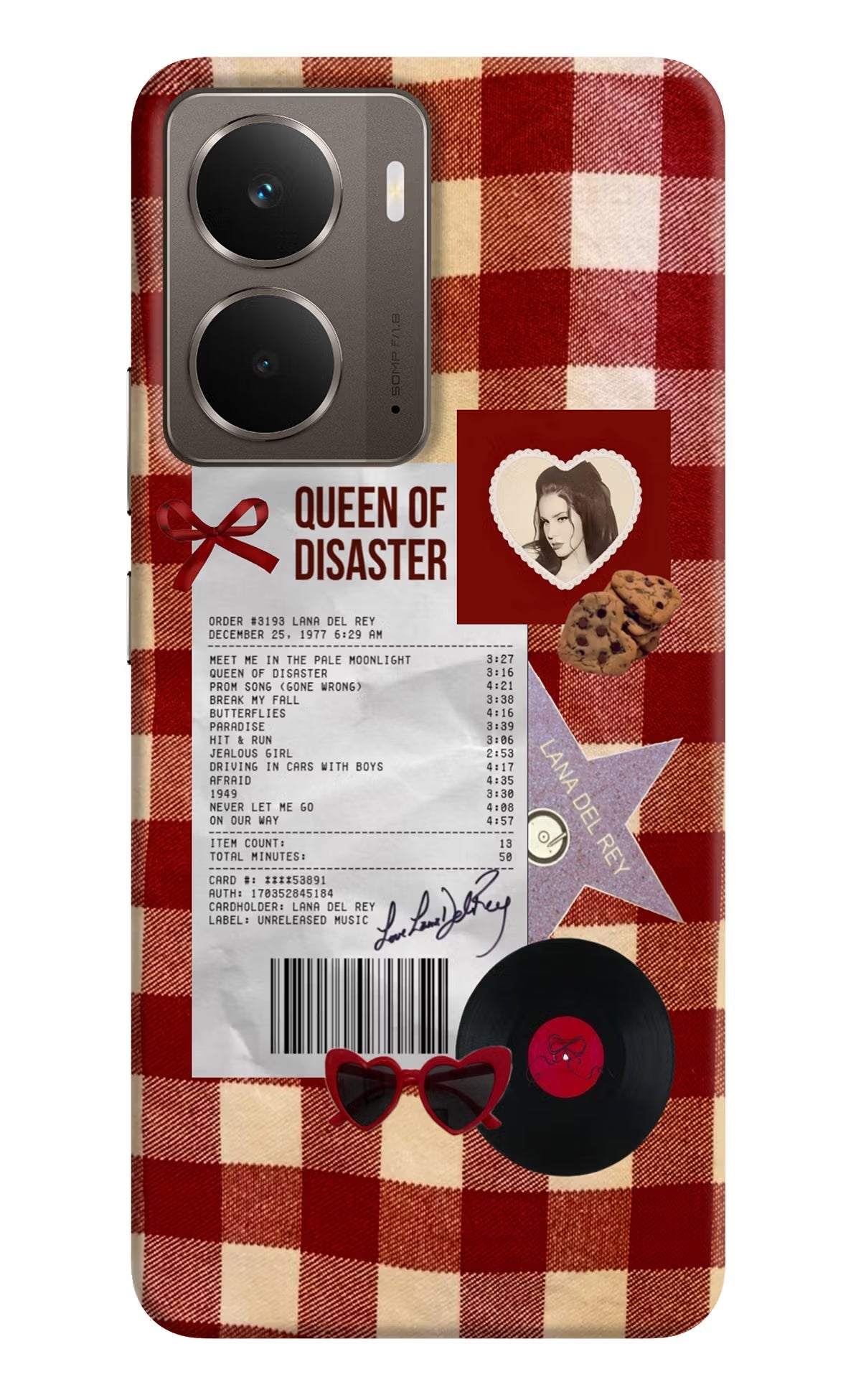 Queen of Disaster Realme P3 Back Cover