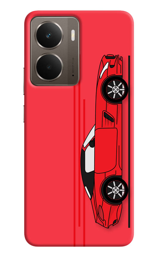 Red Velocity Realme P3 Back Cover