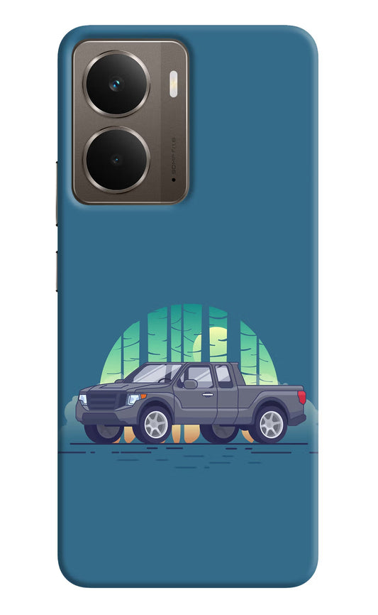 Retro Garage Vibe Realme P3 Back Cover