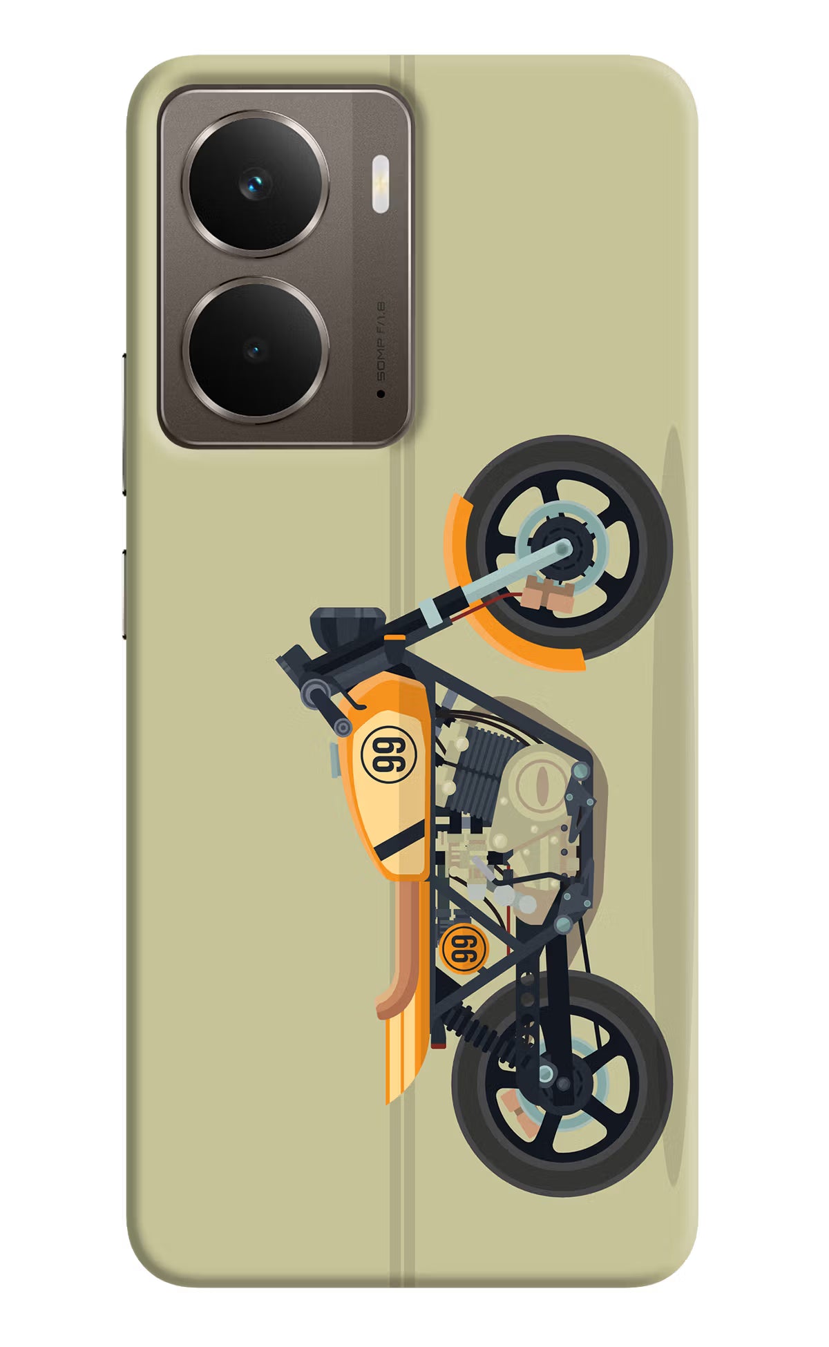 Vertical Speedster Realme P3 Back Cover