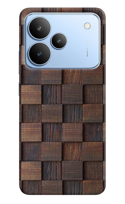 Wooden Cube Design Realme P4 Back Cover