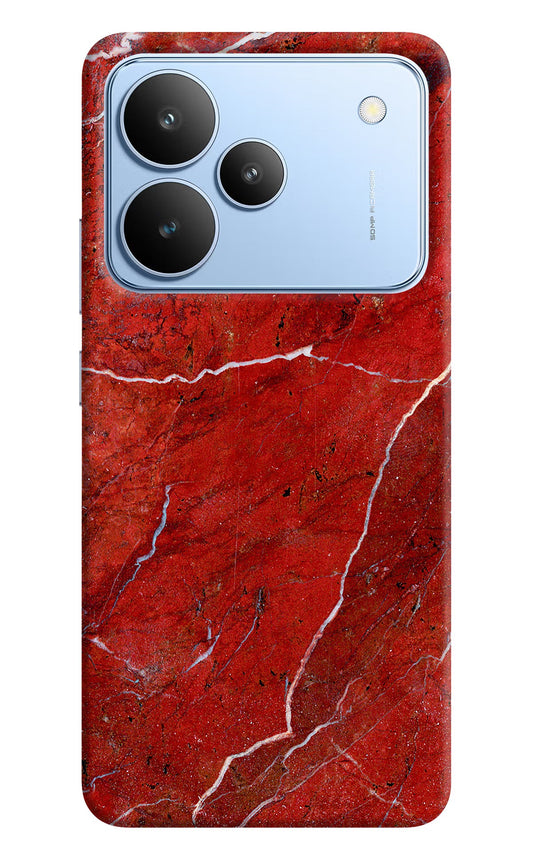 Red Marble Design Realme P4 Back Cover