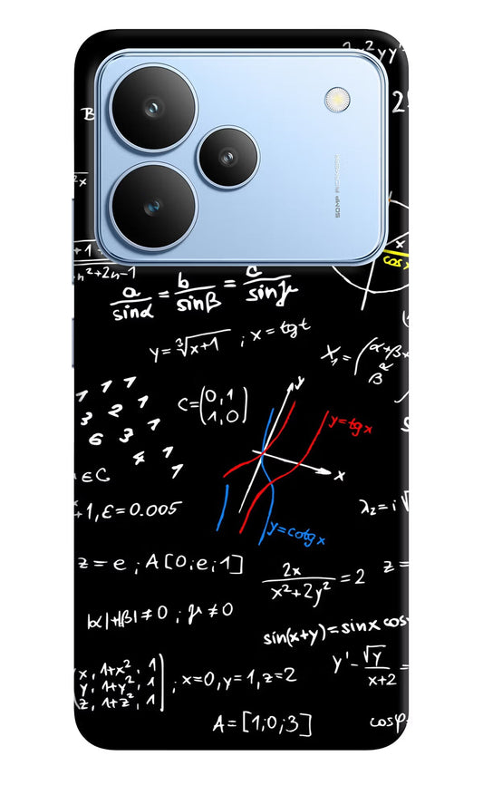 Mathematics Formula Realme P4 Back Cover