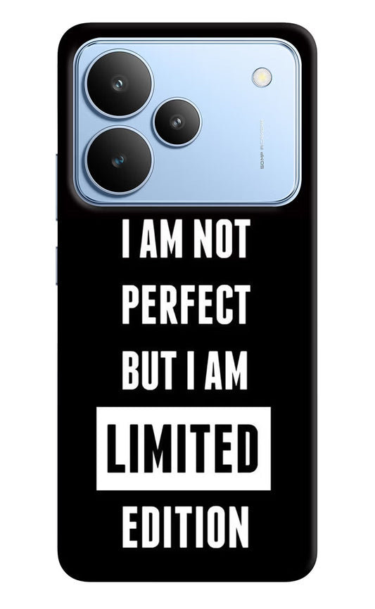I Am Not Perfect But I Am Limited Edition Realme P4 Back Cover