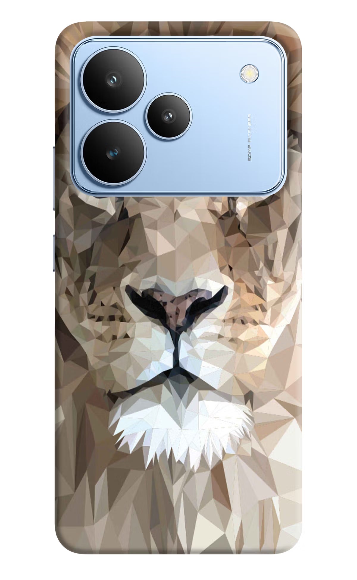 Lion Art Realme P4 Back Cover
