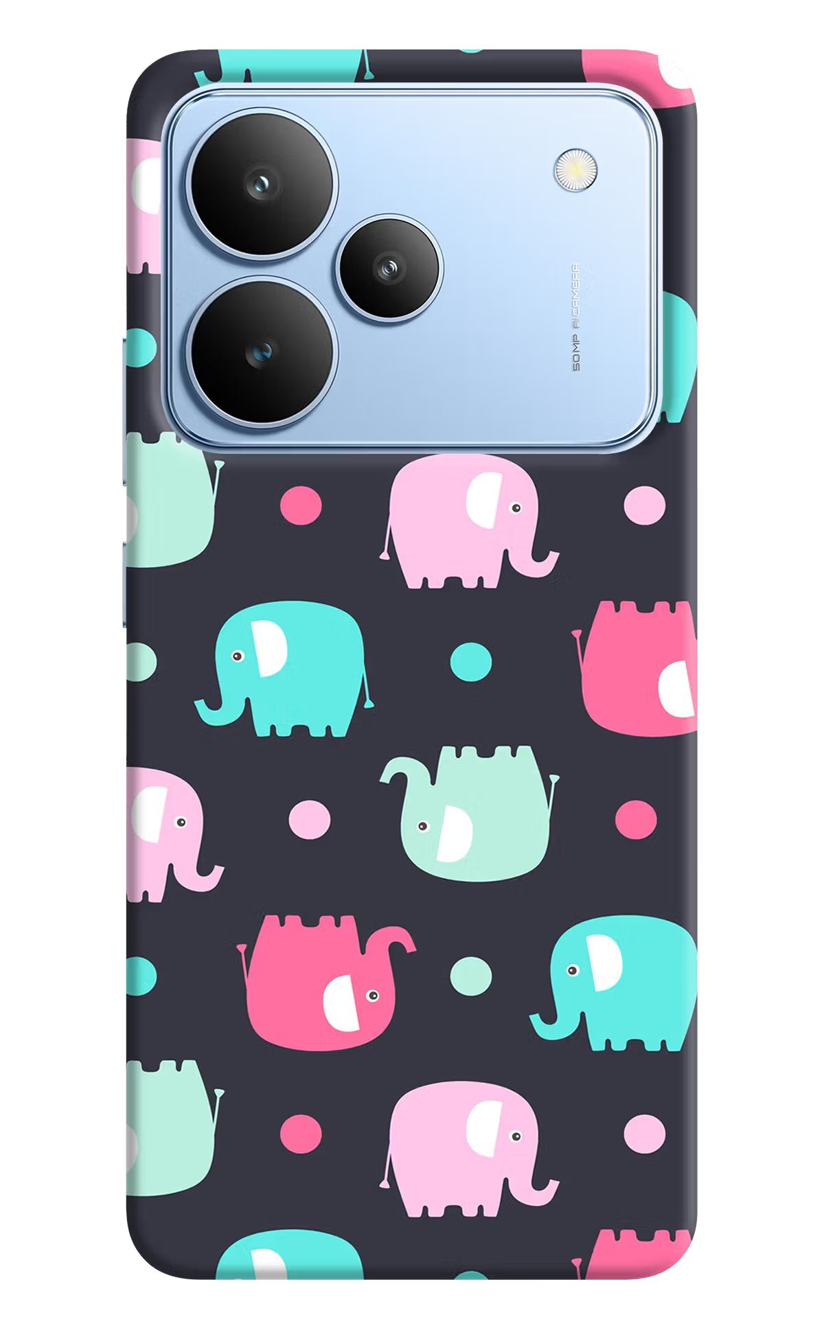 Elephants Realme P4 Back Cover