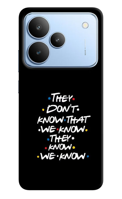 FRIENDS Dialogue Realme P4 Back Cover