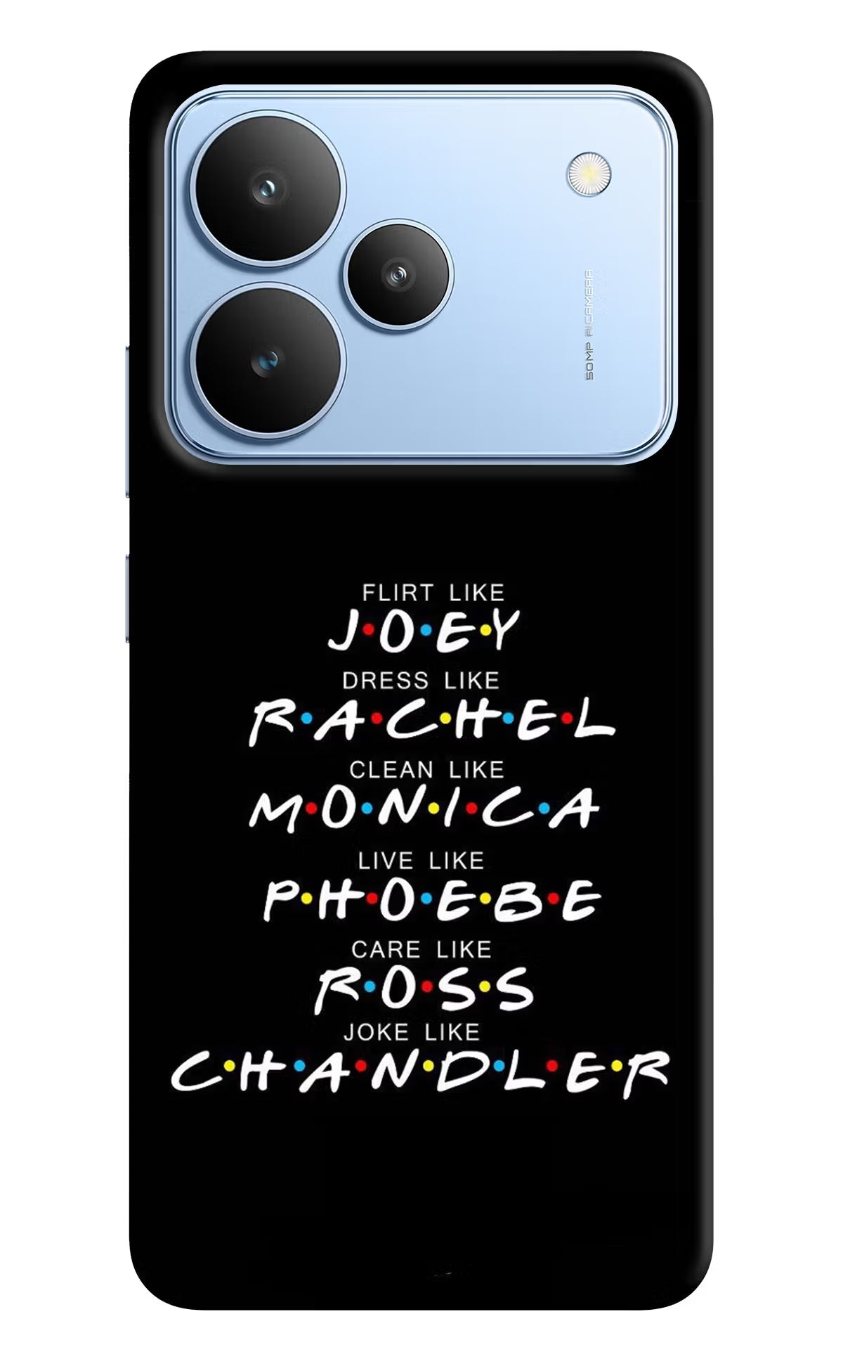 FRIENDS Character Realme P4 Back Cover