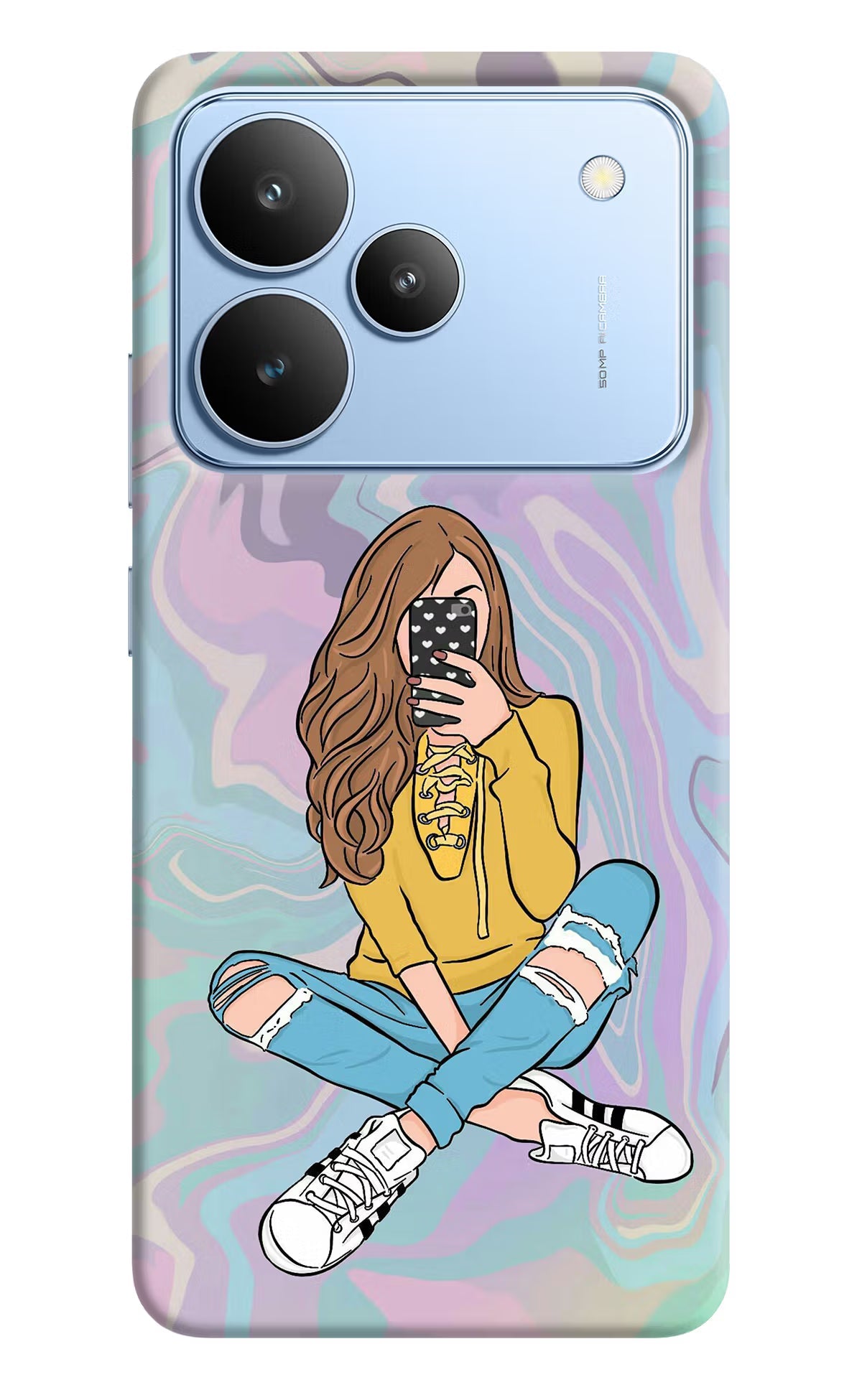 Selfie Girl Realme P4 Back Cover