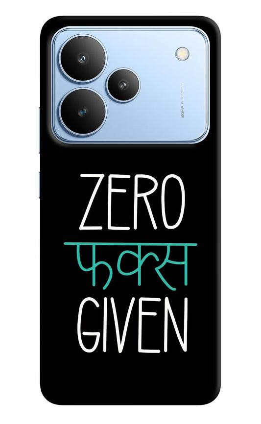 Zero Fucks Given Realme P4 Back Cover