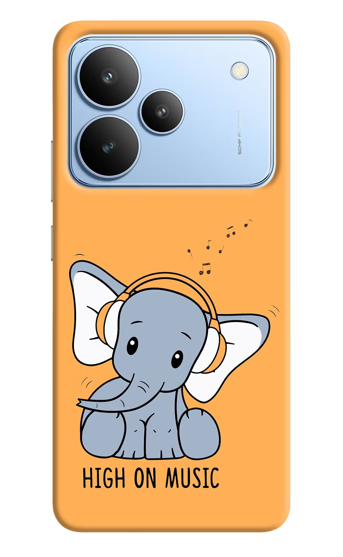 High On Music Realme P4 Back Cover