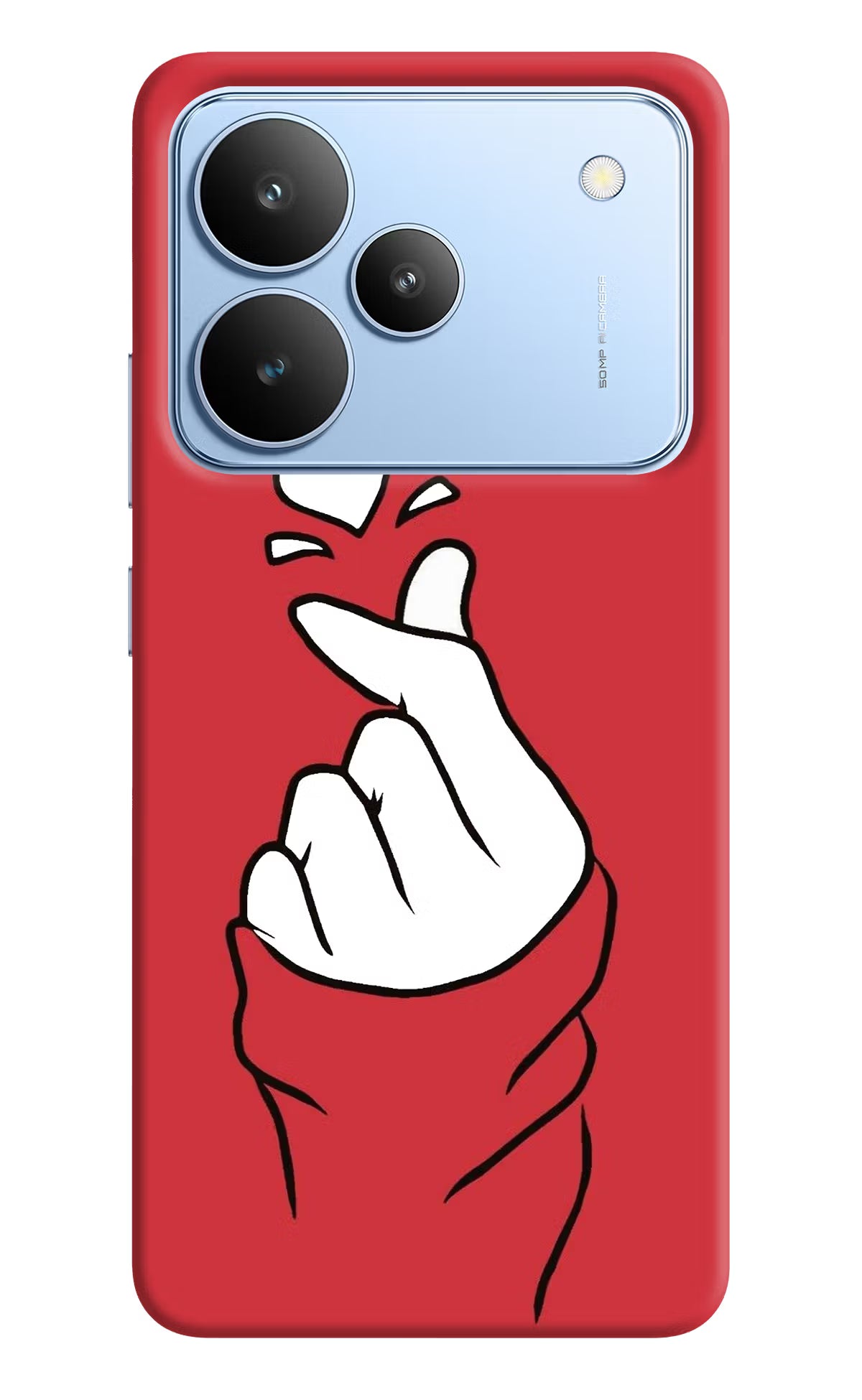 Korean Love Sign Realme P4 Back Cover