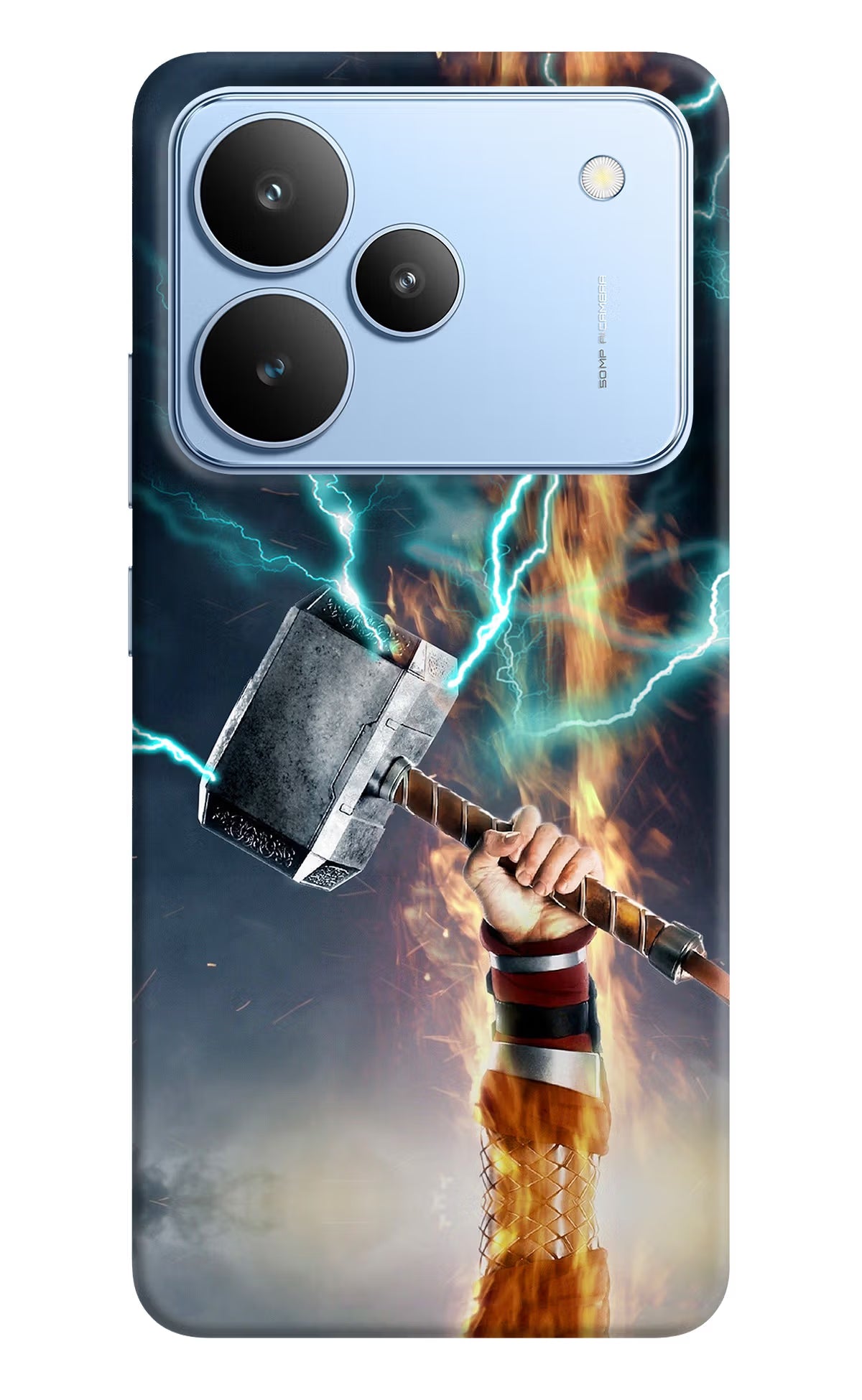 Thor Hammer Mjolnir Realme P4 Back Cover