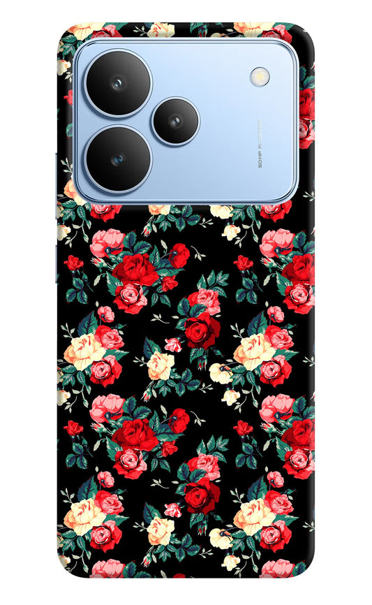 Rose Pattern Realme P4 Back Cover