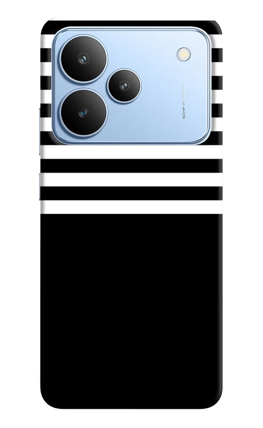 Black and White Print Realme P4 Back Cover