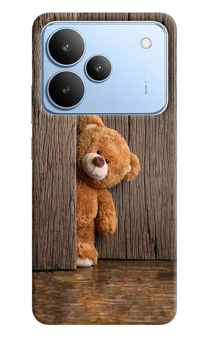 Teddy Wooden Realme P4 Back Cover