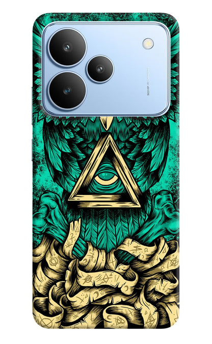 Green Owl Realme P4 Back Cover