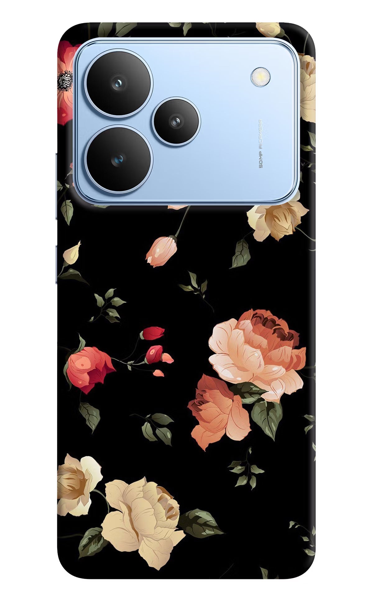 Flowers Realme P4 Back Cover