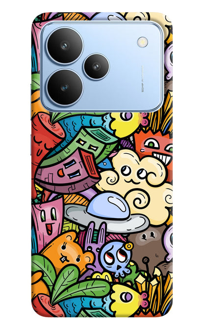 Veggie Doodle Realme P4 Back Cover