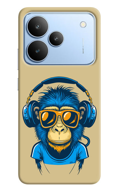 Monkey Headphone Realme P4 Back Cover