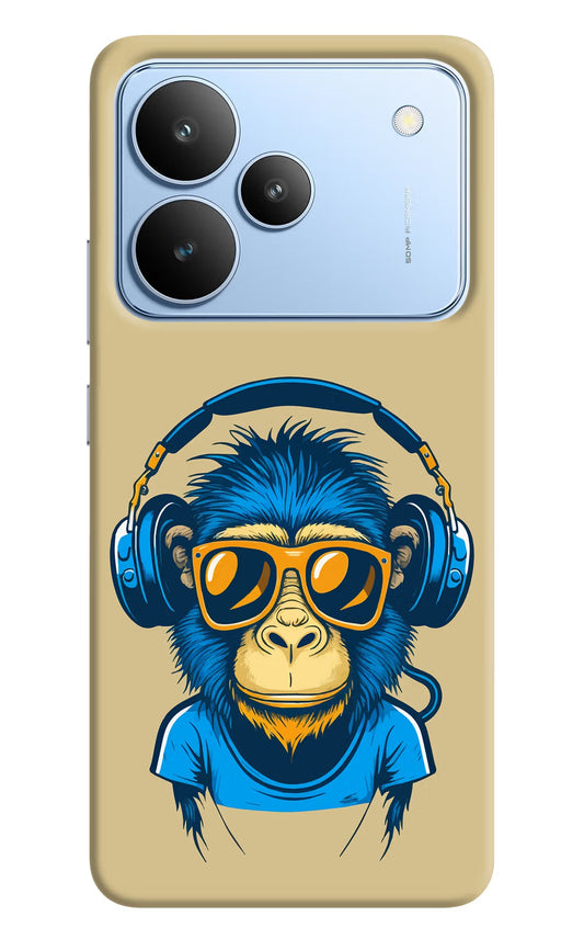 Monkey Headphone Realme P4 Back Cover