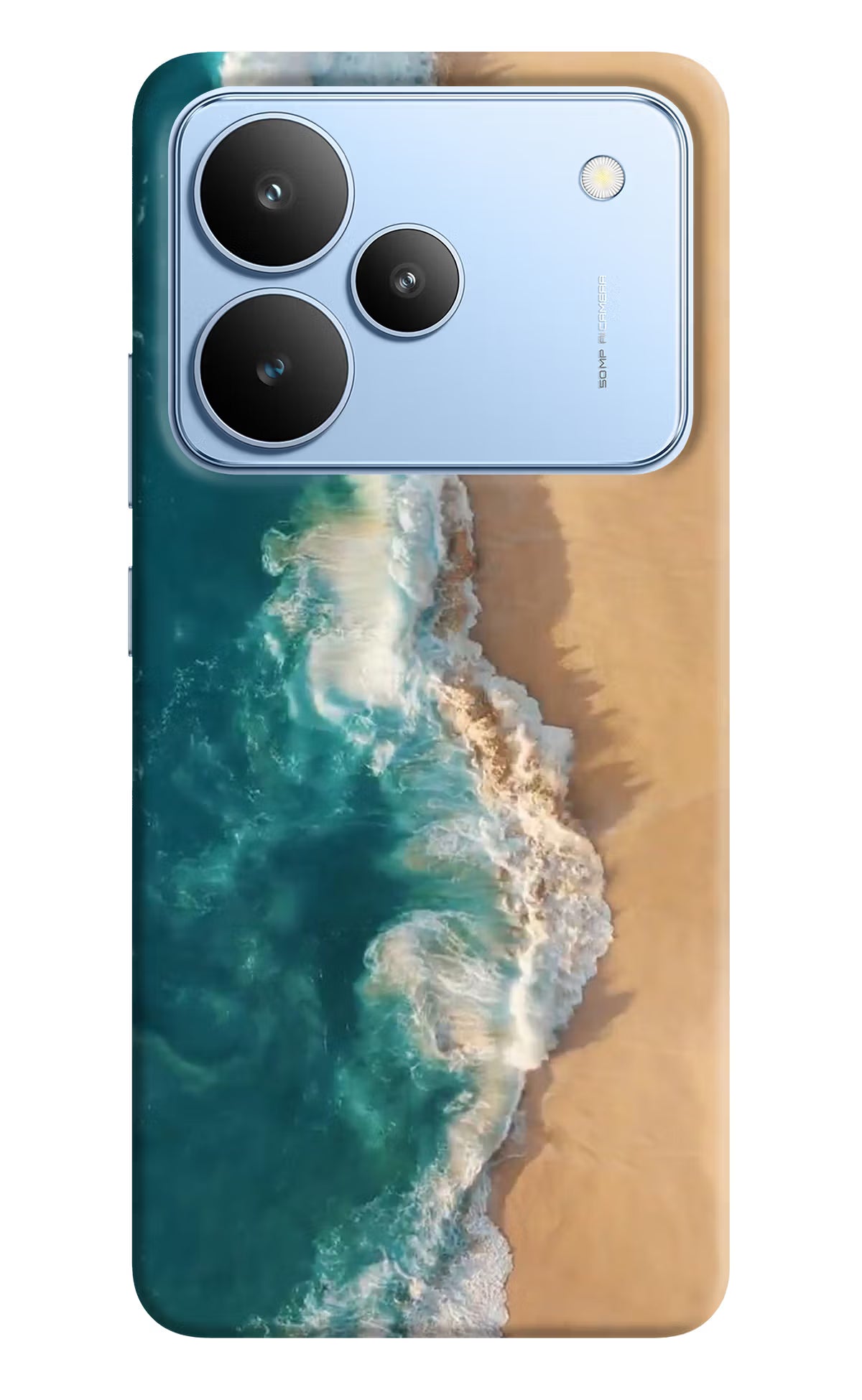 Ocean Beach Realme P4 Back Cover