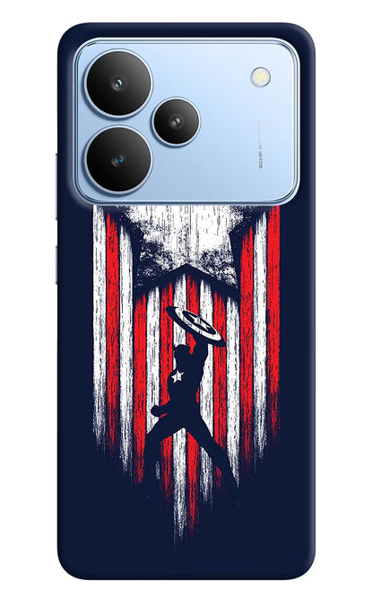 Captain America Marvel Art Realme P4 Back Cover