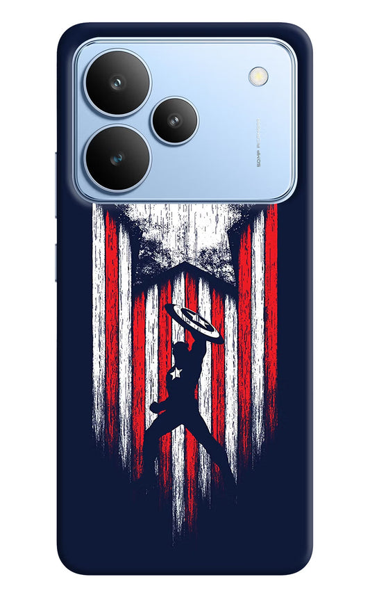 Captain America Marvel Art Realme P4 Back Cover