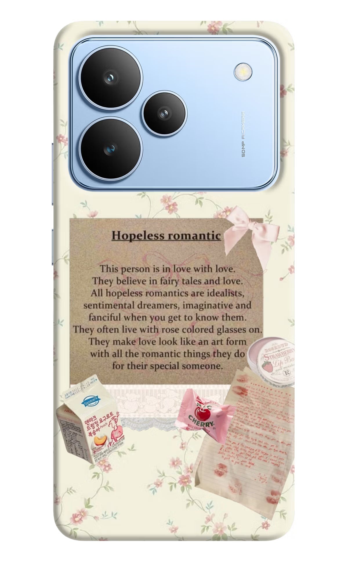Hopeless Romantic Realme P4 Back Cover