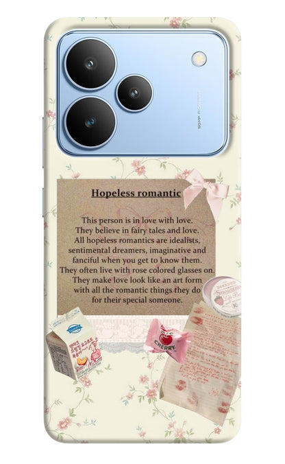 Hopeless Romantic Realme P4 Back Cover