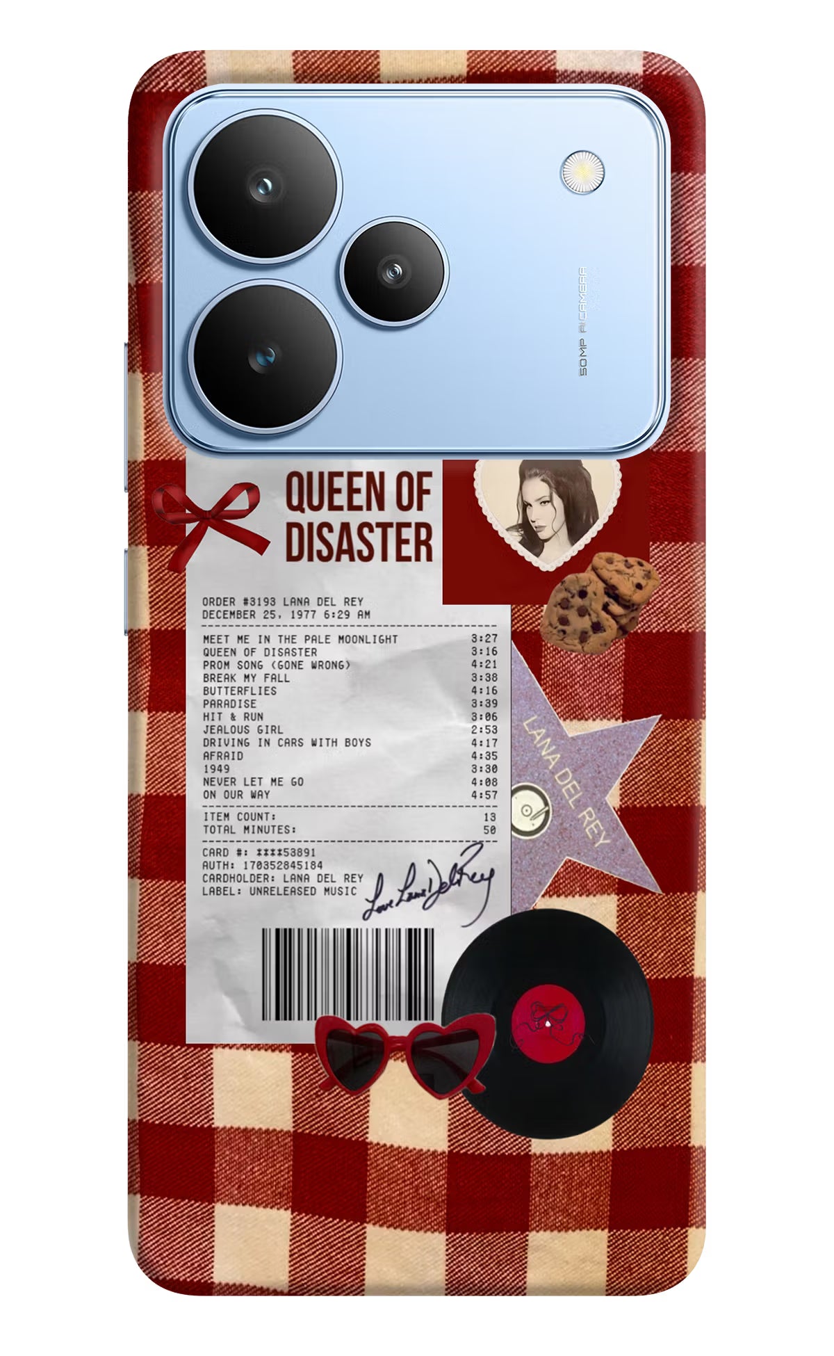 Queen of Disaster Realme P4 Back Cover