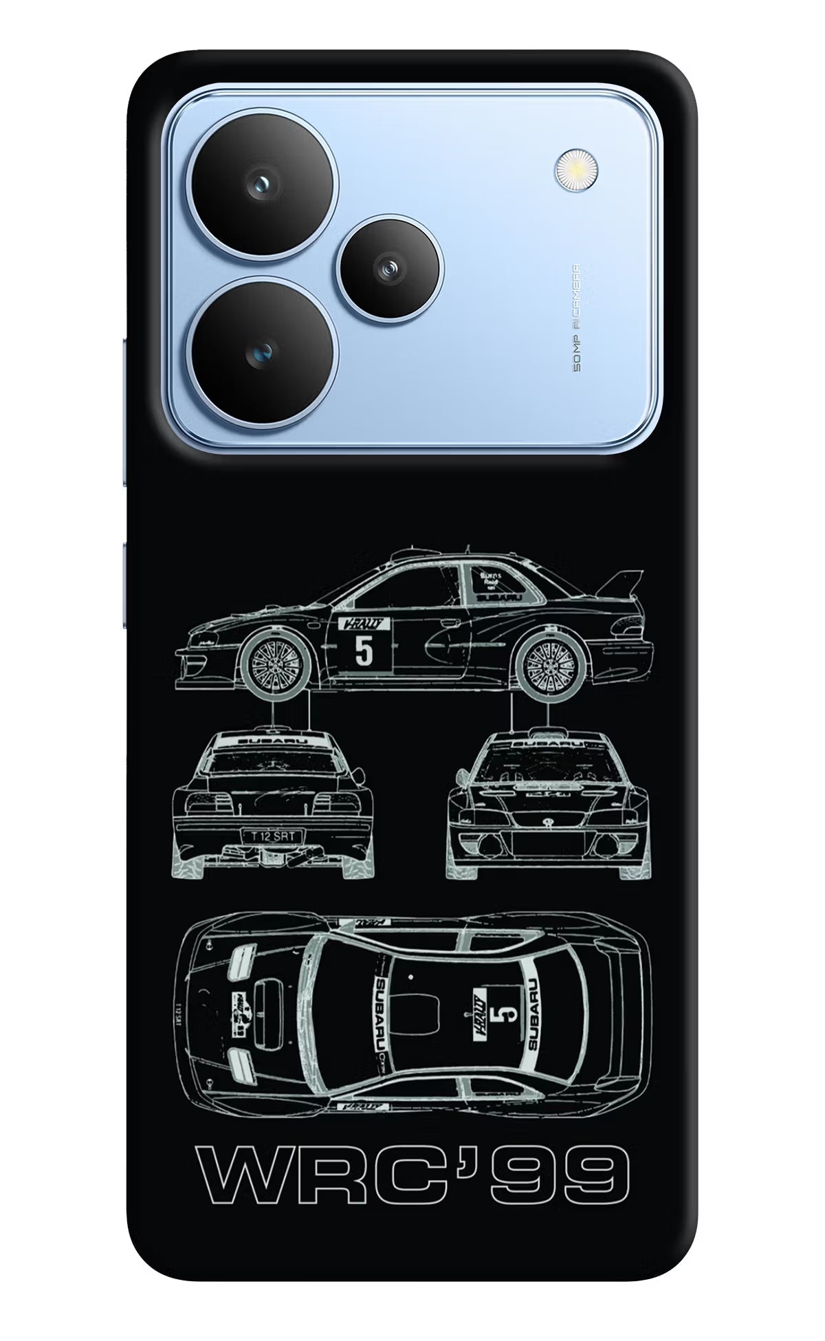 WRC'99 Realme P4 Back Cover