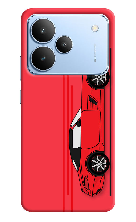 Red Velocity Realme P4 Back Cover