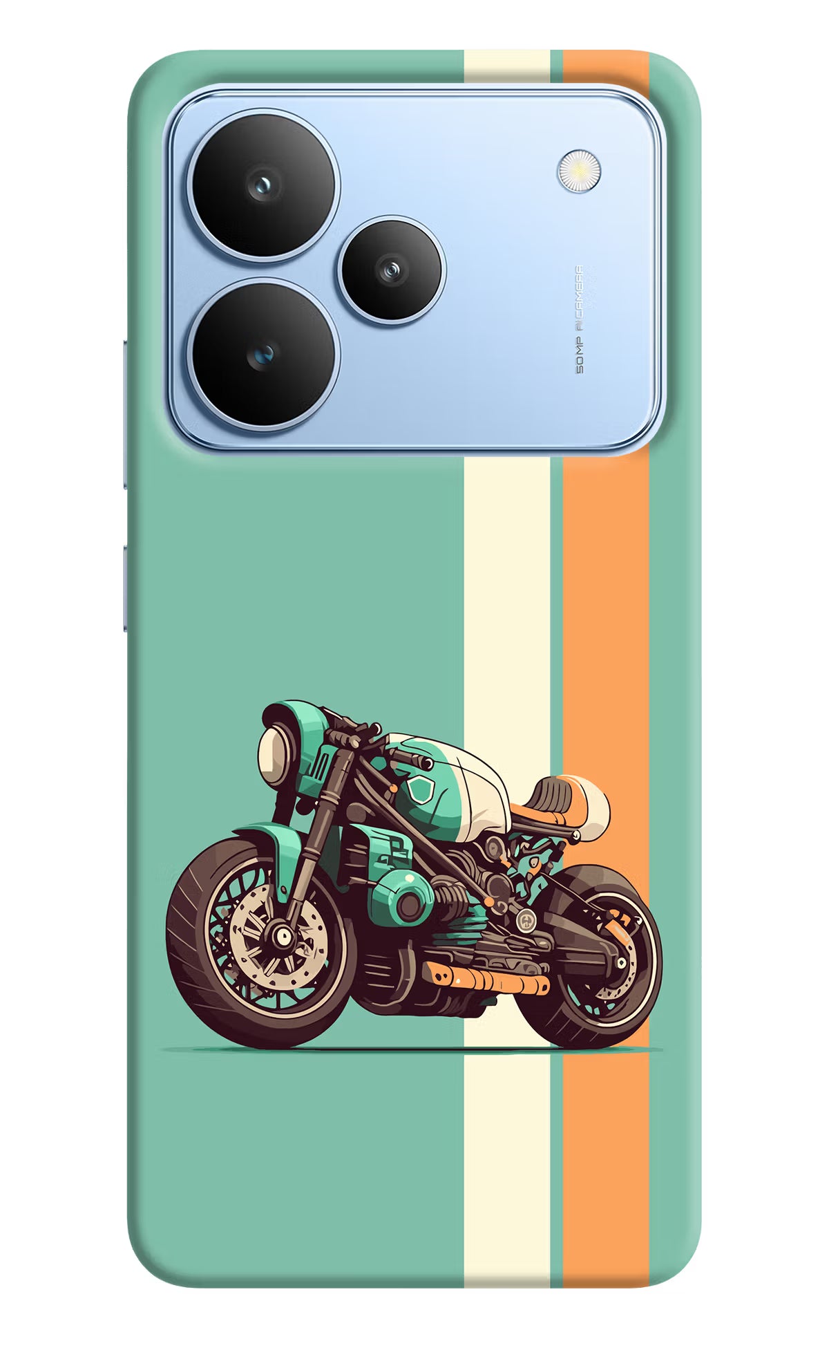 Striped Moto Drift Realme P4 Back Cover