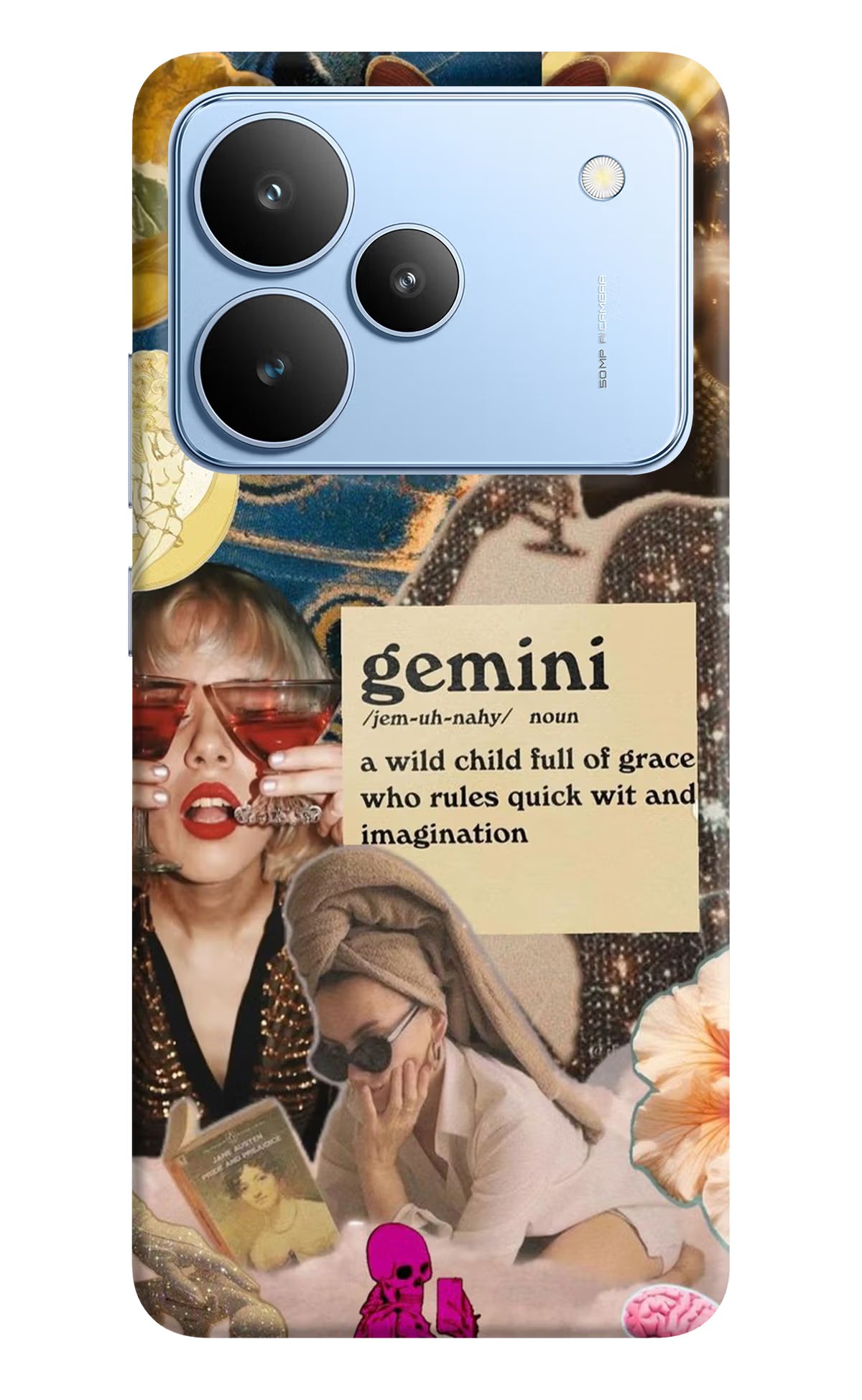 Gemini Zodiac Realme P4 Back Cover