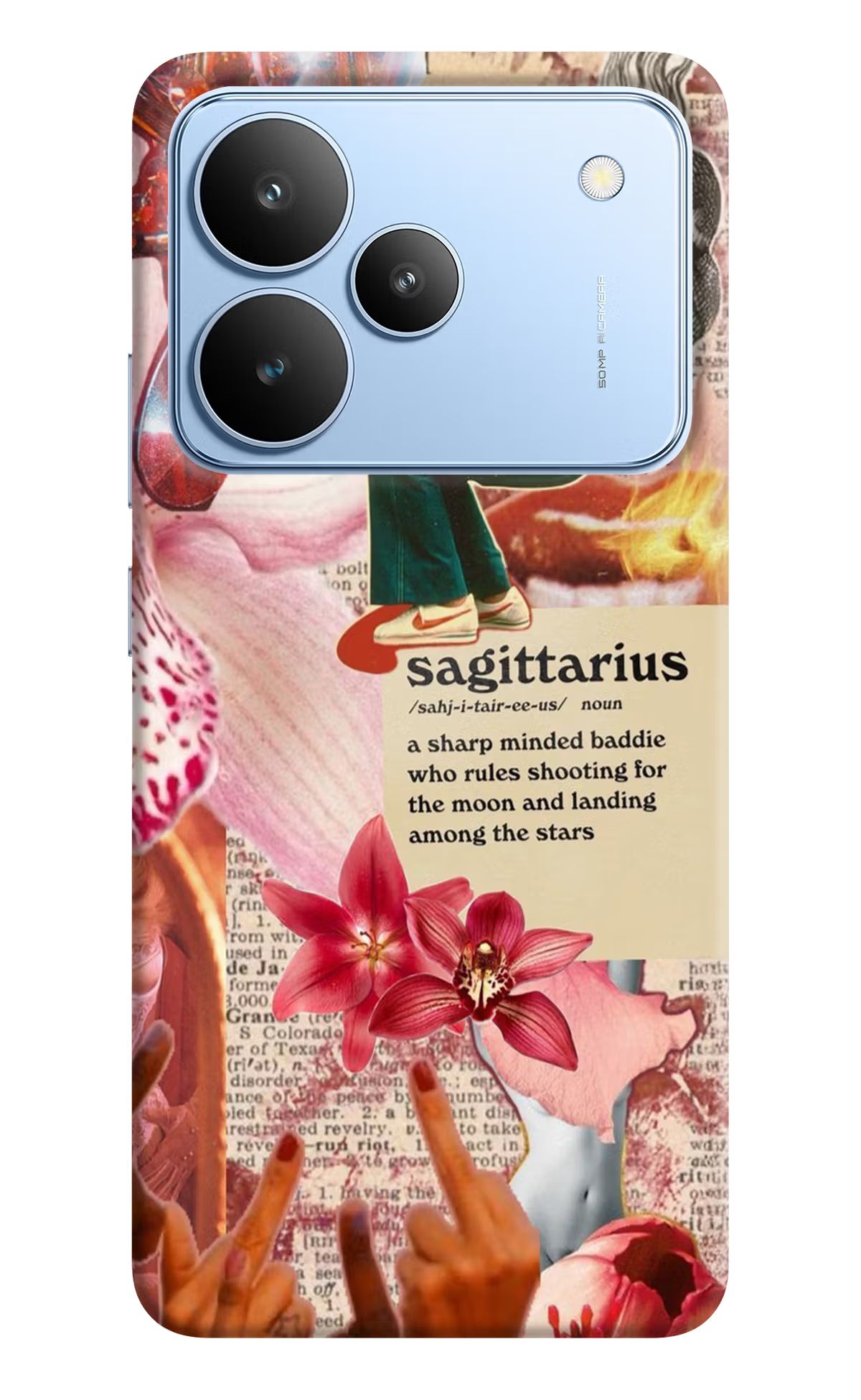 Sagittarius Zodiac Realme P4 Back Cover