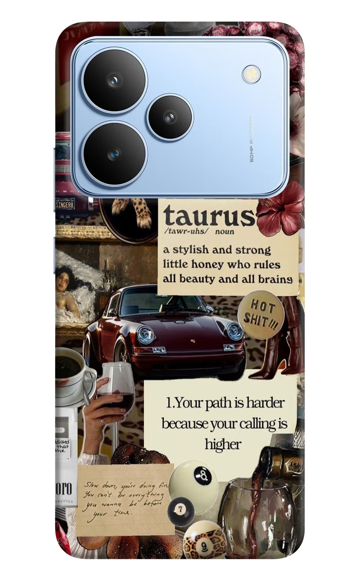Taurus Zodiac Realme P4 Back Cover