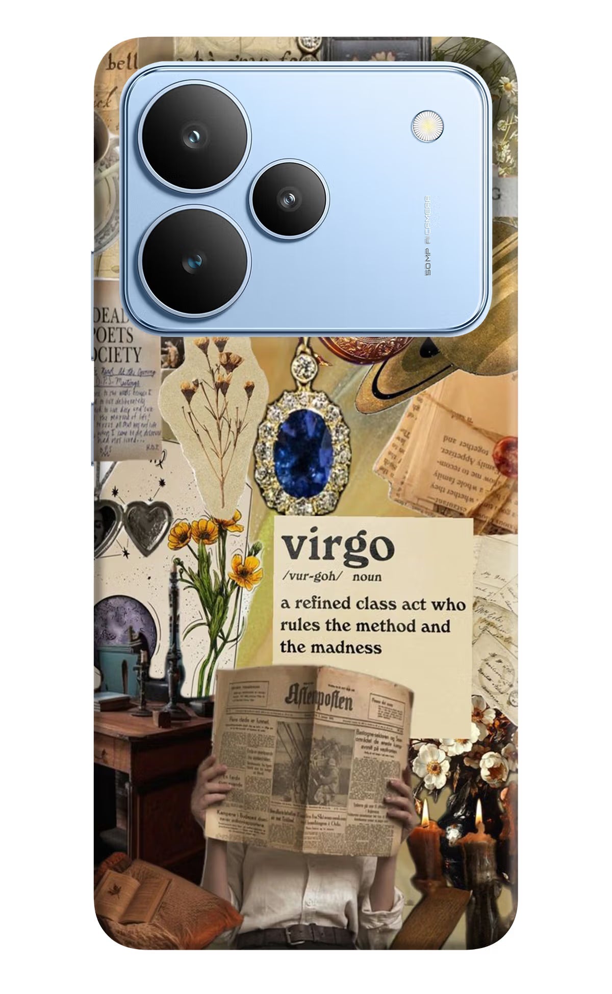 Virgo Zodiac Realme P4 Back Cover