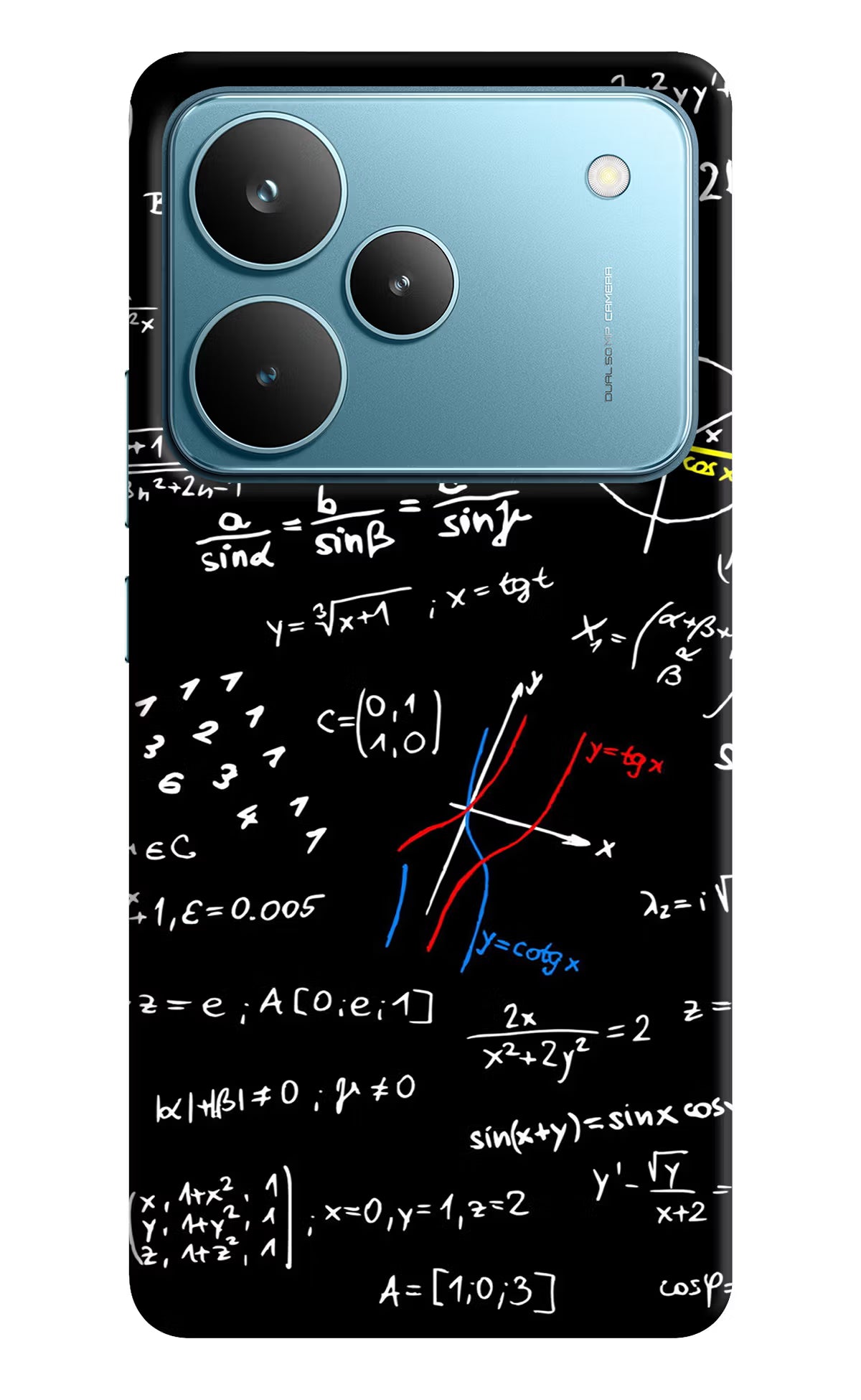 Mathematics Formula Realme P4 Pro Back Cover