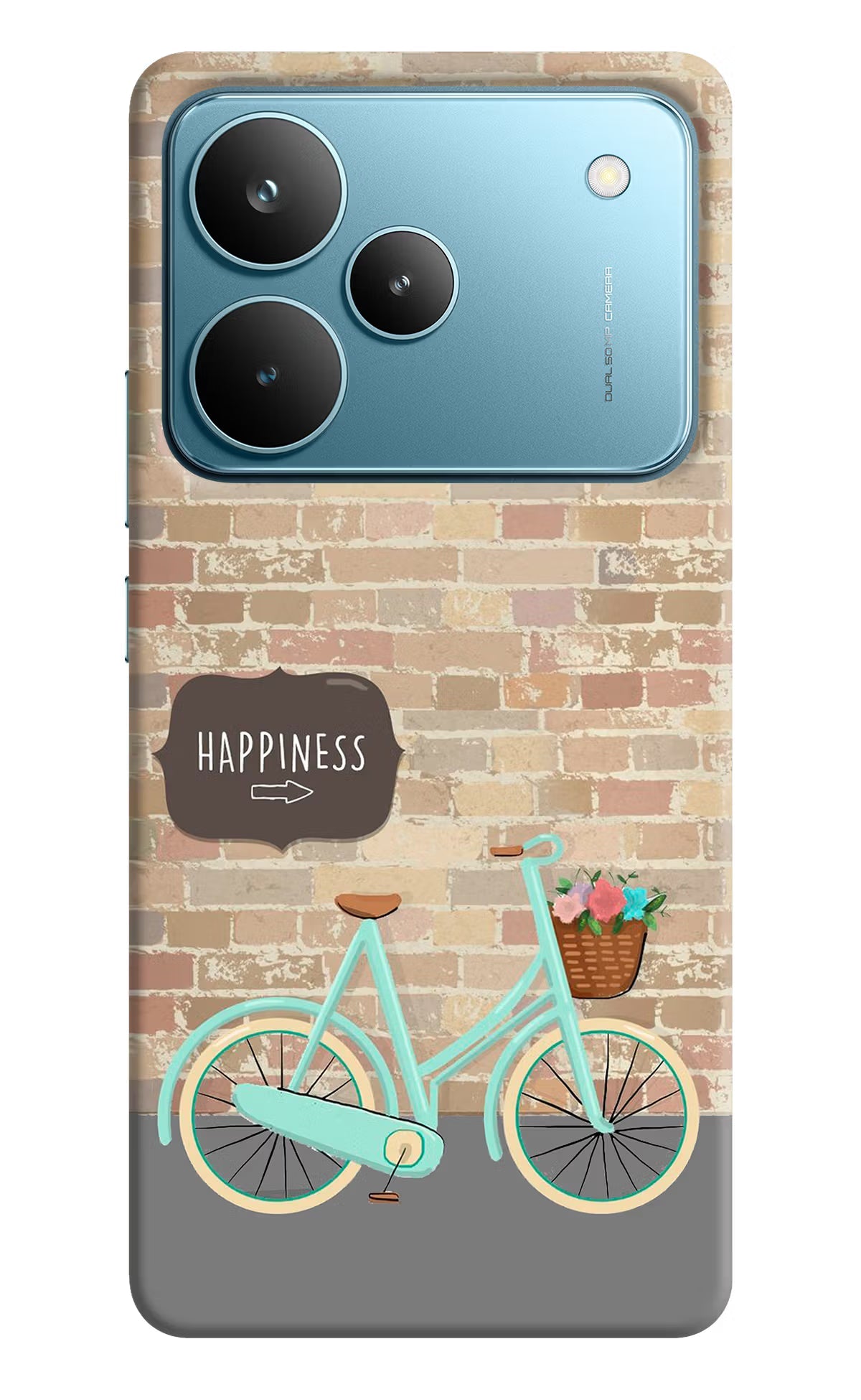 Happiness Artwork Realme P4 Pro Back Cover