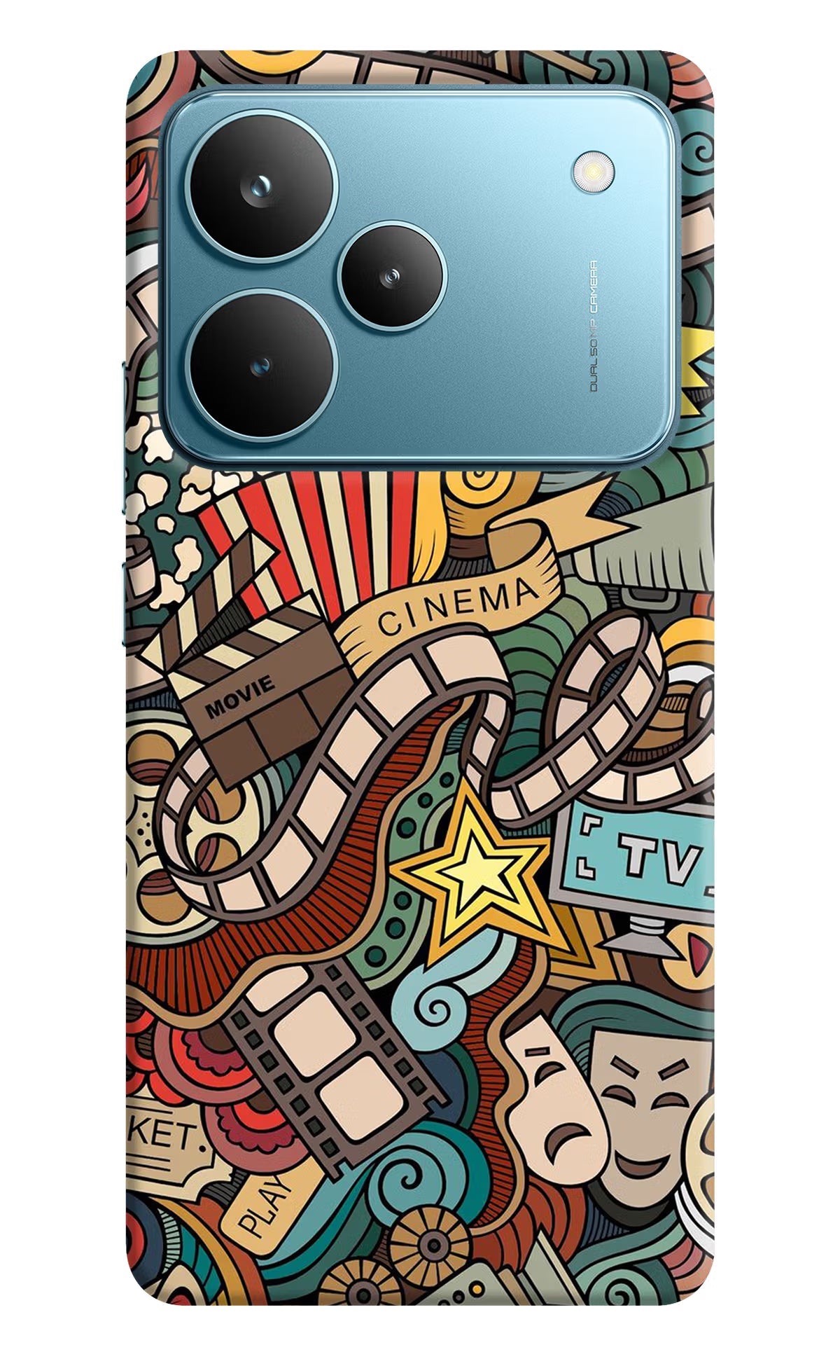 Cinema Abstract Realme P4 Pro Back Cover