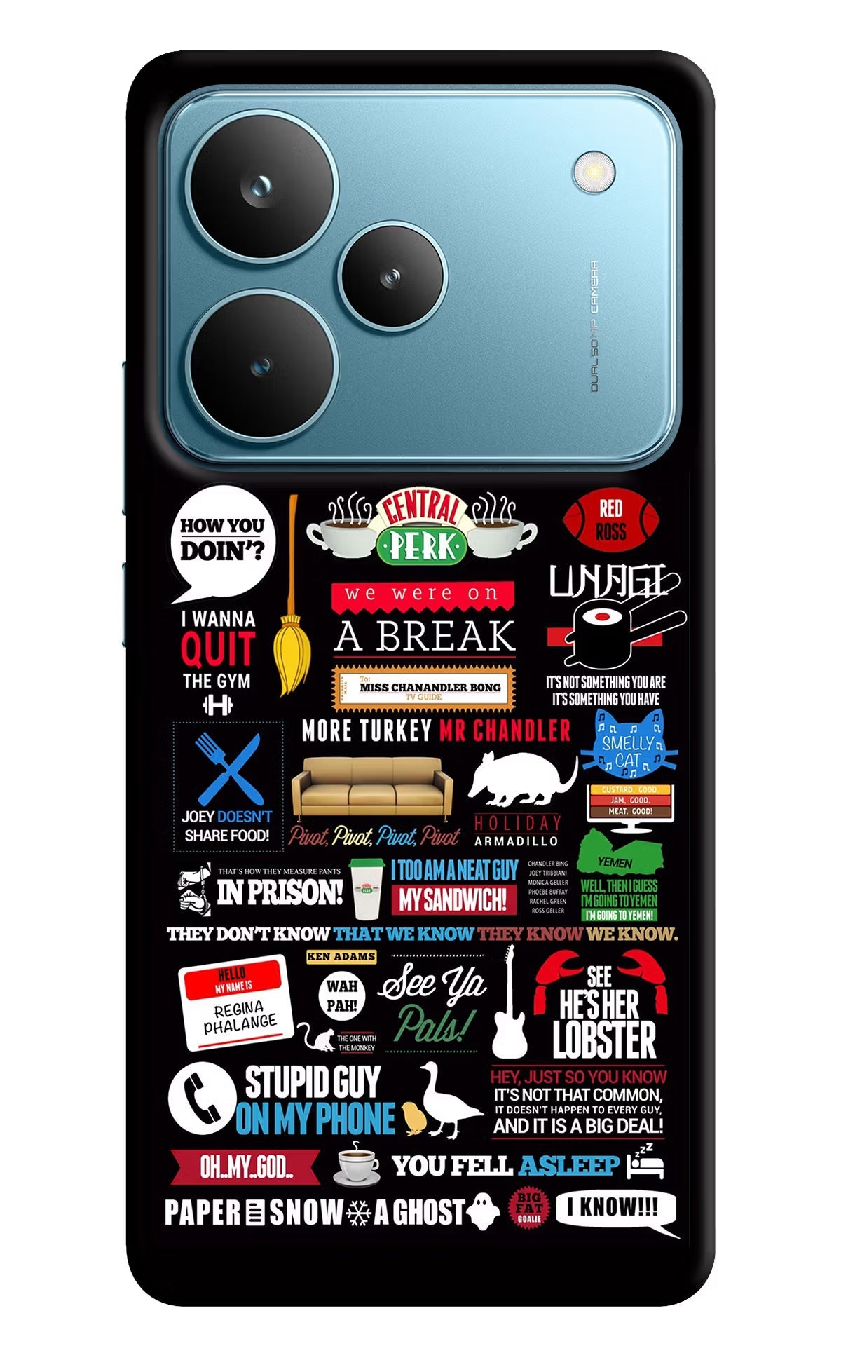 FRIENDS Realme P4 Pro Back Cover