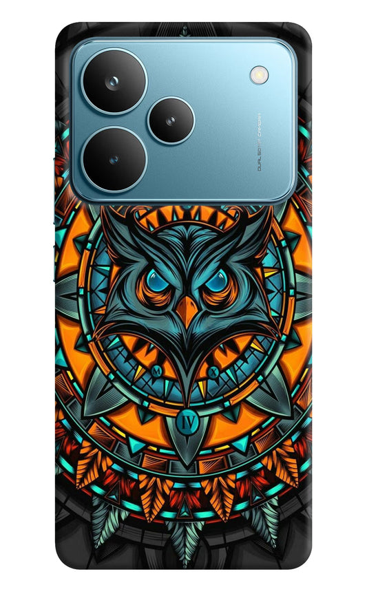 Angry Owl Art Realme P4 Pro Back Cover