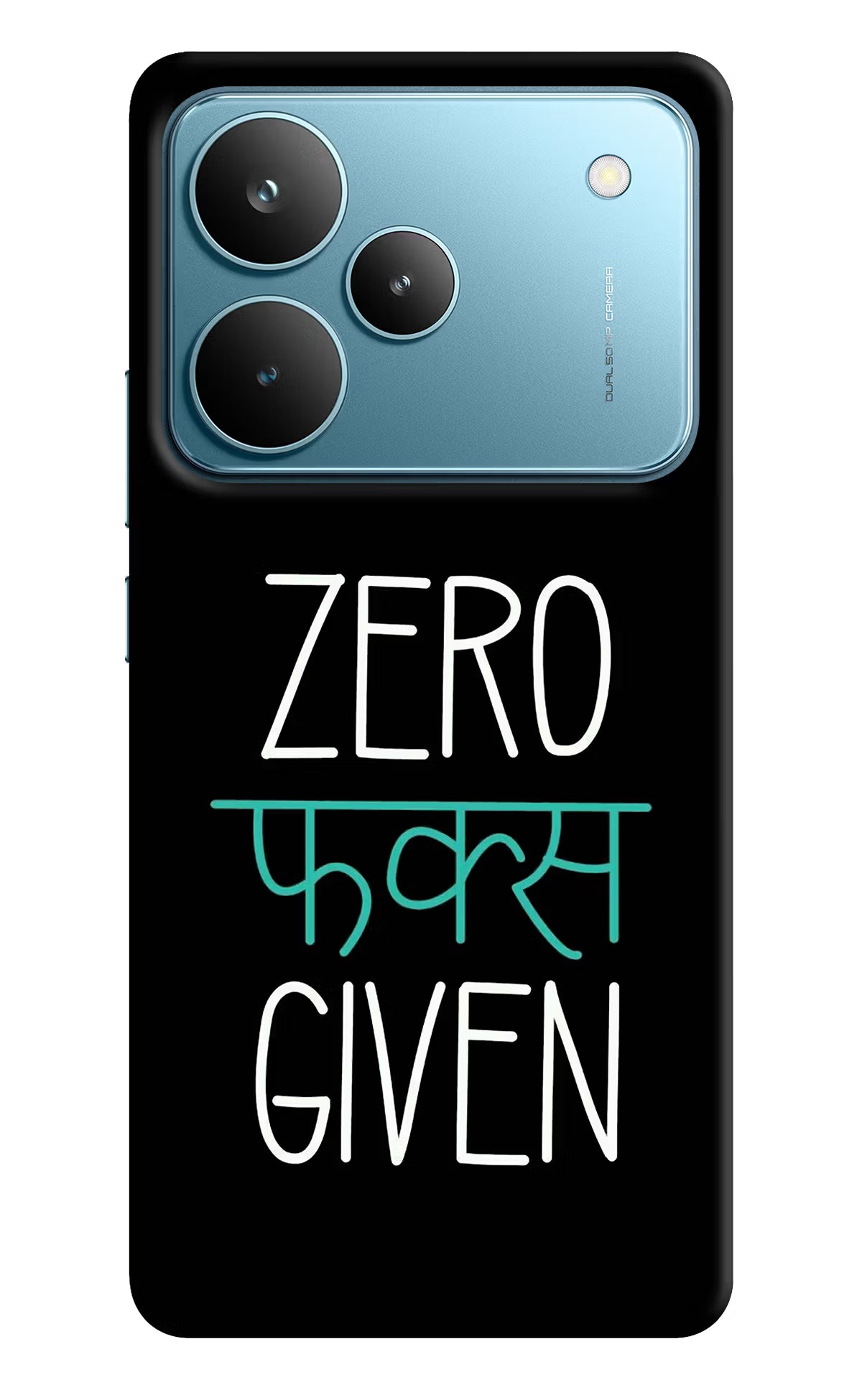 Zero Fucks Given Realme P4 Pro Back Cover