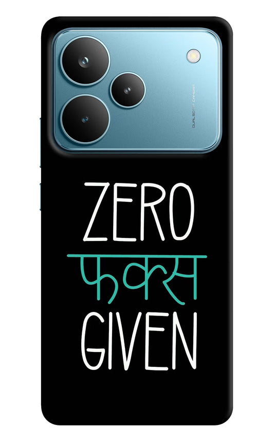 Zero Fucks Given Realme P4 Pro Back Cover