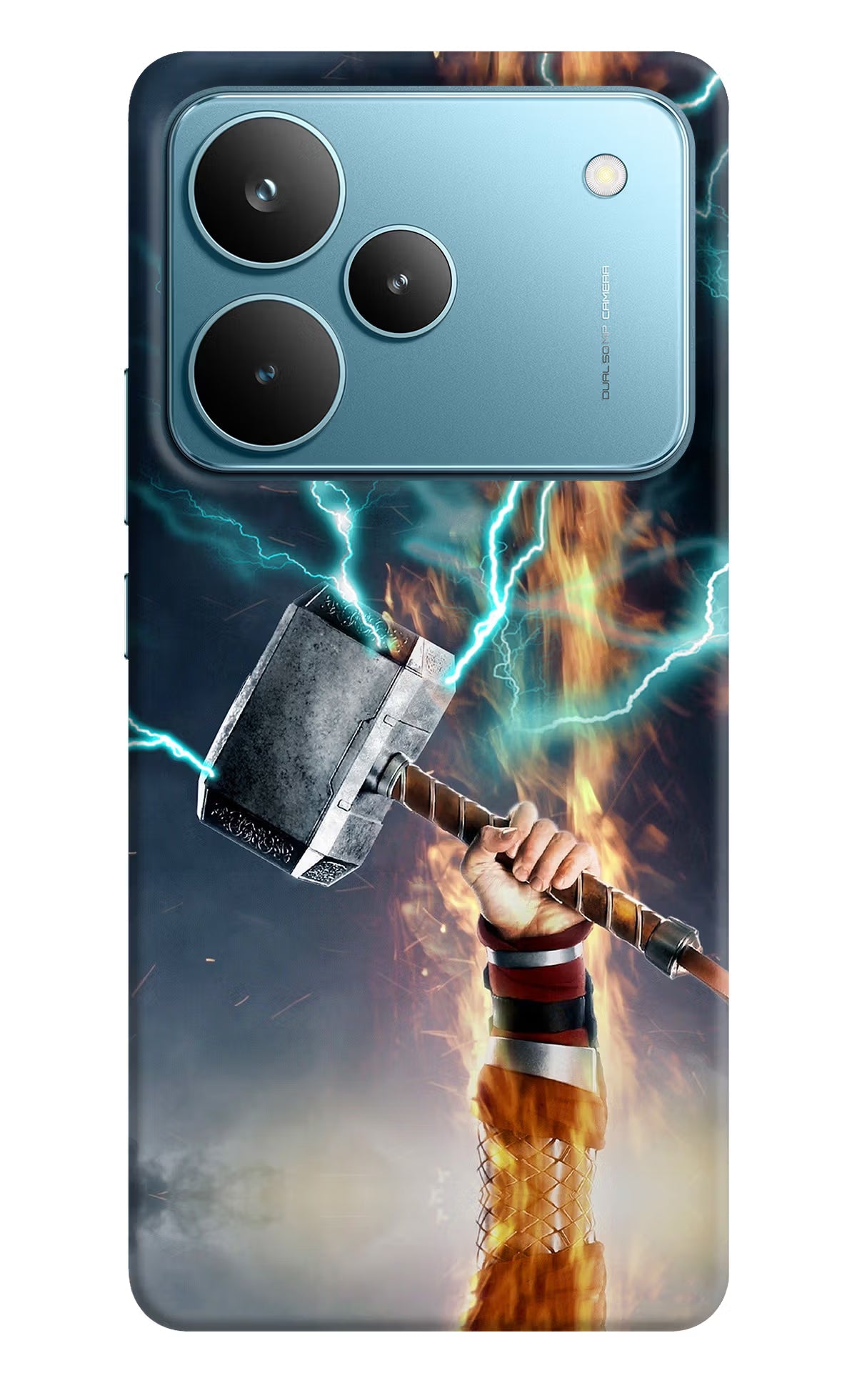 Thor Hammer Mjolnir Realme P4 Pro Back Cover