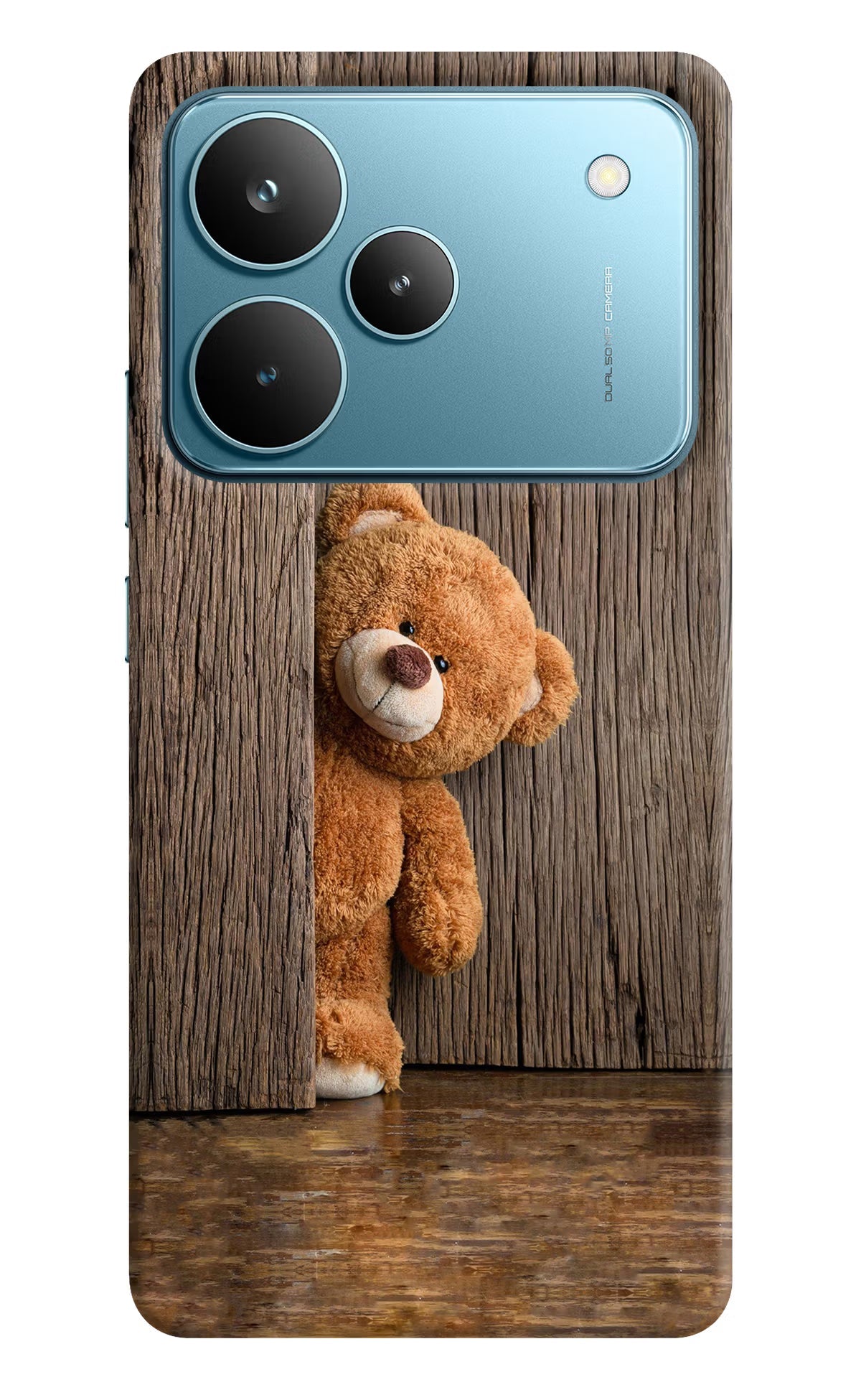 Teddy Wooden Realme P4 Pro Back Cover