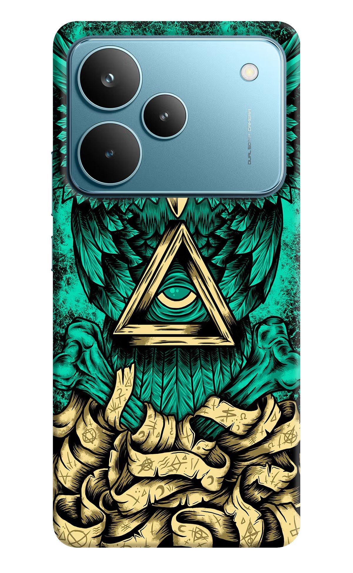 Green Owl Realme P4 Pro Back Cover