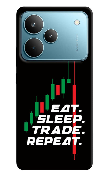 Eat Sleep Trade Repeat Realme P4 Pro Back Cover
