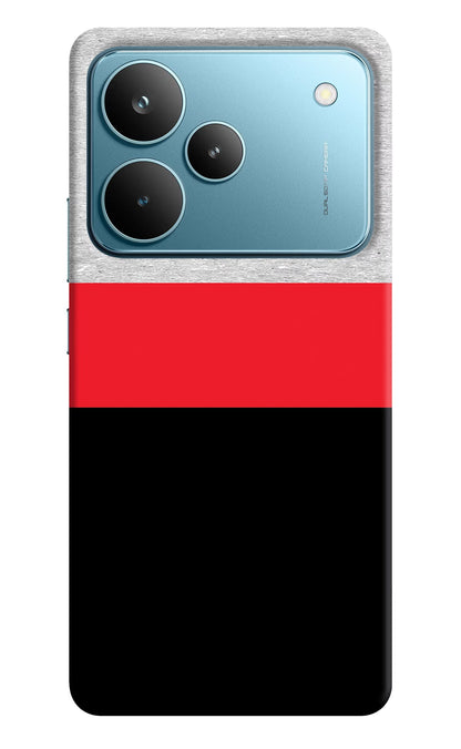 Tri Color Pattern Realme P4 Pro Back Cover